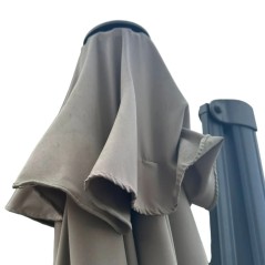 Tuinparasol Ø300 cm Draaibaar 360° Polyester Doek Luchtig