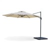 Parasol Déporté à350 cm Rotation 360° Toile Polyester 250 g/m²