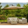 Garden Parasol Ø300 cm Tiltable Aluminum Polyester Canopy