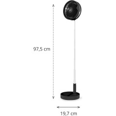 Leiser Tragbarer Ventilator Batterie 7200mAh Laufzeit 24h