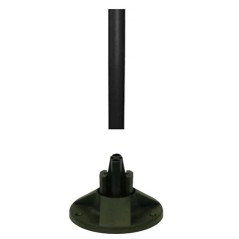 Base di Fissaggio Lampione Esterno PVC Ø60mm Anti-Corrosione
