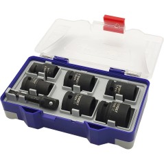 Satz von 7 Schlagschraubern Ø13-24mm Stahl CrMo Adapter 1/2" TIVOLY