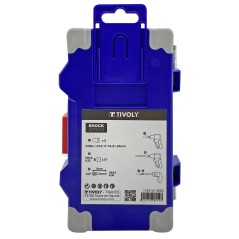 Set of 7 Impact Sockets Ø13-24mm CrMo Steel Adapter 1/2" TIVOLY