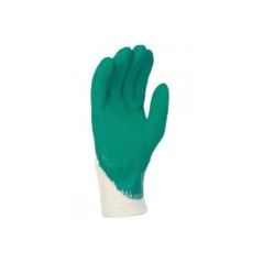 Gant manutention SINGER Taille 9 LATEX Crêpé vert 30cm Poignet trico