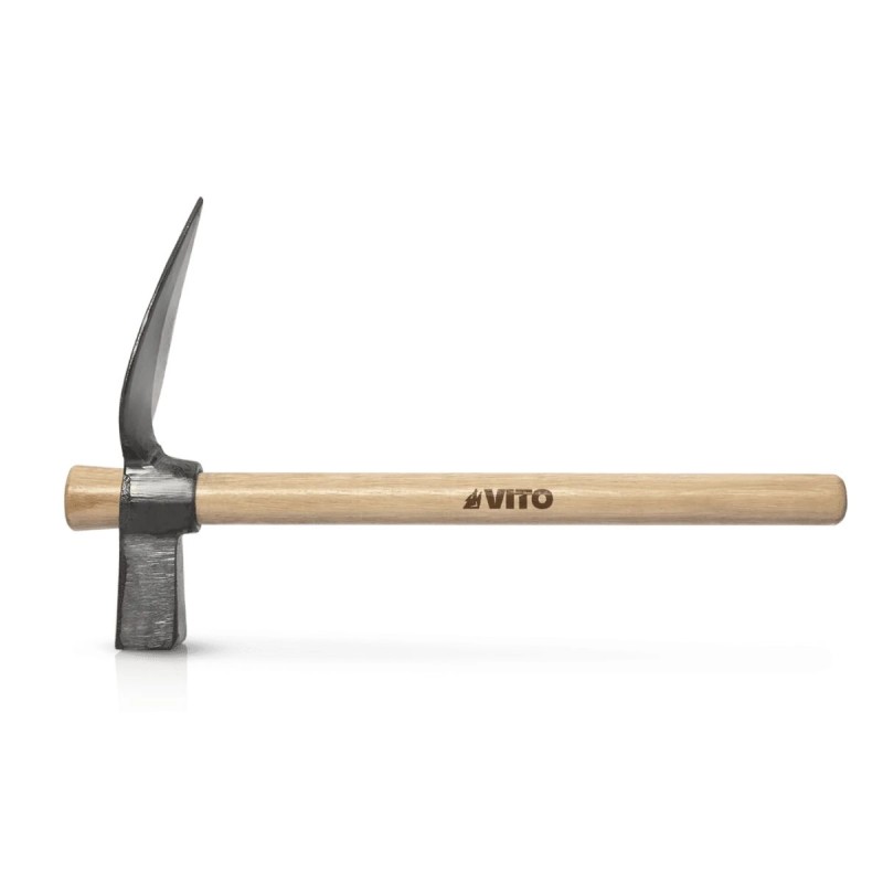 Hardened Steel Paver Hammer 1 kg Head Wooden Handle 38.5 cm VITO