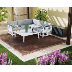 Brown Clip-On Tile 116x76x3cm Weather Resistant