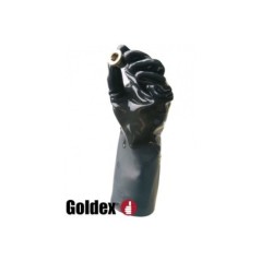 Guante de Protección Química Neopreno 330mm Flocado Algodón