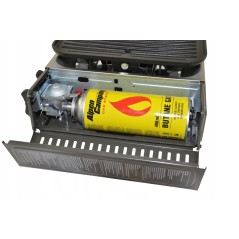 Tragbarer Gasgrill 1780W Piezozündung Rauchfreies Gitter ALPEN