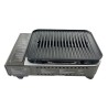 Barbecue à gaz portable 1780W Allumage Piezo Grille fente centrale