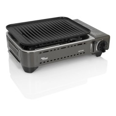 Portable Gas Barbecue 1780W Piezo Ignition Central Slot Grill
