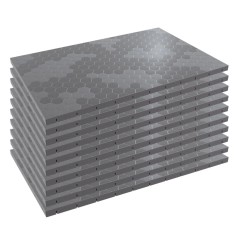Interlocking Weather-Resistant Polypropylene Floor Tiles