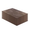 Dalles de Sol Clipsables Marron Taupe 116x76x3cm Polypropylène