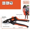 Garden Pruner Ø13 mm Hardened Steel Blades Ergonomic Handle
