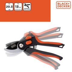 Tijeras de Jardín Ø13 mm Hojas Acero Templado Mango Ergonómico