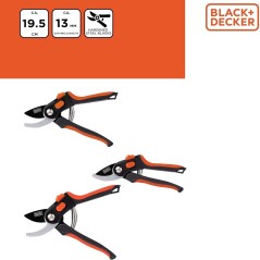 Cesoie da Giardino Ø13 mm Lame Acciaio Temperato Impugnatura