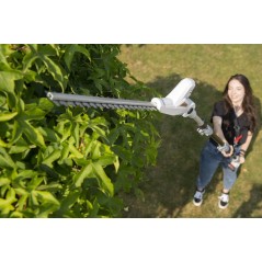 Cordless Telescopic Hedge Trimmer 20V Blade 40cm 55min Runtime