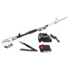 Cordless Telescopic Hedge Trimmer 20V Blade 40cm 55min Runtime