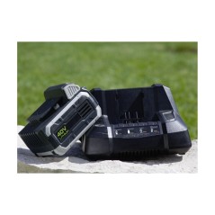 Teleskop-Heckenschere 40V Stahlklingen 48cm Fiberglasstiel IKRA