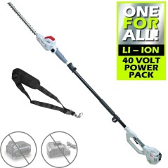 Tagliasiepi telescopico 40V lame acciaio 48cm manico fibra vetro IKRA