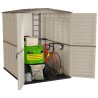 Buitenschuur 5500L Beige Gerecycled Polypropyleen
