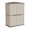 Armario de almacenamiento exterior 2 puertas polipropileno beige ART PLAST