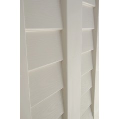 Armario de almacenamiento exterior 2 puertas polipropileno beige ART PLAST