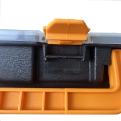 Caja de Almacenamiento 23 Compartimentos Removibles Tapa Transparente