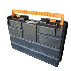 Storage Box 23 Removable Compartments Transparent Lid