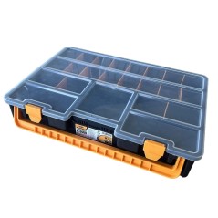 Aufbewahrungsbox 23 Herausnehmbare Fächer Transparenter Deckel