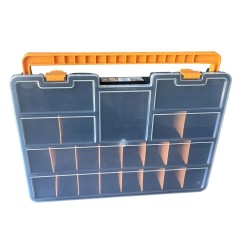 Storage Box 23 Removable Compartments Transparent Lid