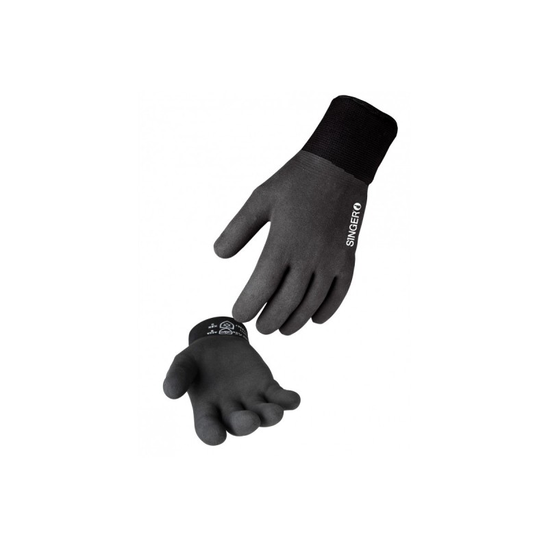 Gant protection Grand Froid Taille 11 bi-couche polyamide latex mous