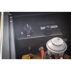 Stufa a gas 3400W Effetto fuoco di legna 3 livelli di calore