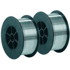Gevulde draad zonder gas 0.9mm 900g - Set van 2 spoelen - Staal