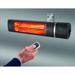 Infrarood Elektrische Verwarming 2000W Afstandsbediening IP65 Aluminium