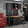 Banco da Lavoro VITO con Piano in Legno 36mm Portata 500kg, 3 Cassetti