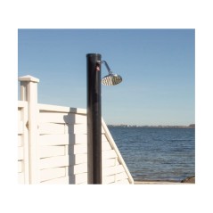 Douche solaire extérieure 20L KZ GARDEN 217 cm noir avec mitigeur