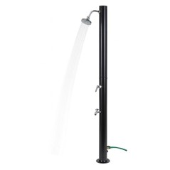 Douche solaire extérieure 20L KZ GARDEN 217 cm noir avec mitigeur