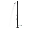 Douche solaire extérieure 20L KZ GARDEN 217 cm noir avec mitigeur