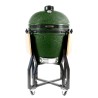 Green Kamado Grill INTEC Ø56 cm ceramic half-moon grates 47 cm