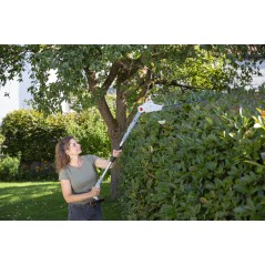 Taille-Haie Télescopique Sans Fil 12V IKRA Lame 41cm Autonomie 50min