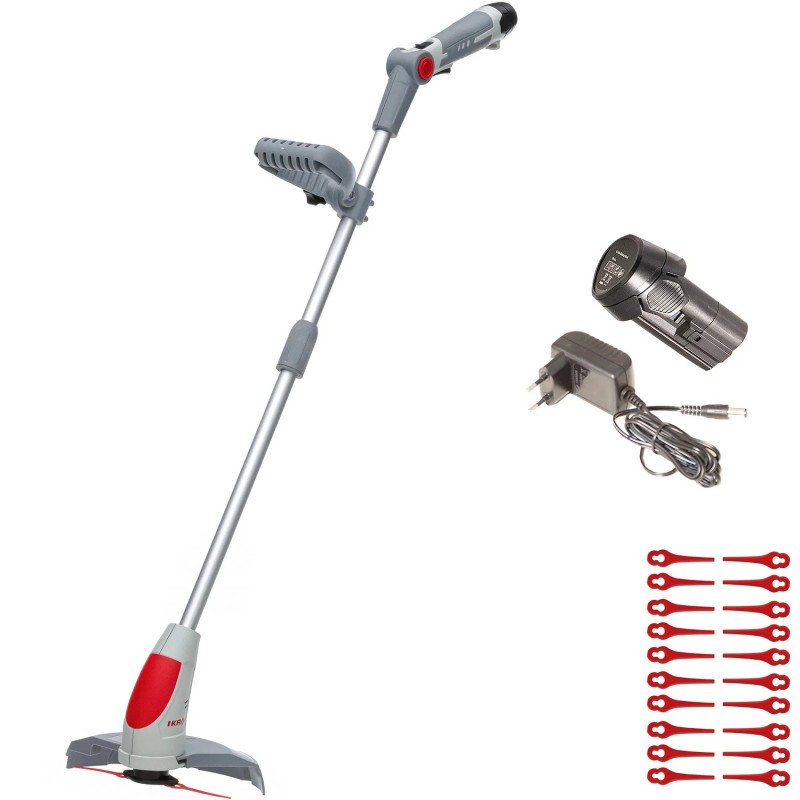 Tagliabordi a batteria IKRA 12V 24cm – 60min, 1,5kg