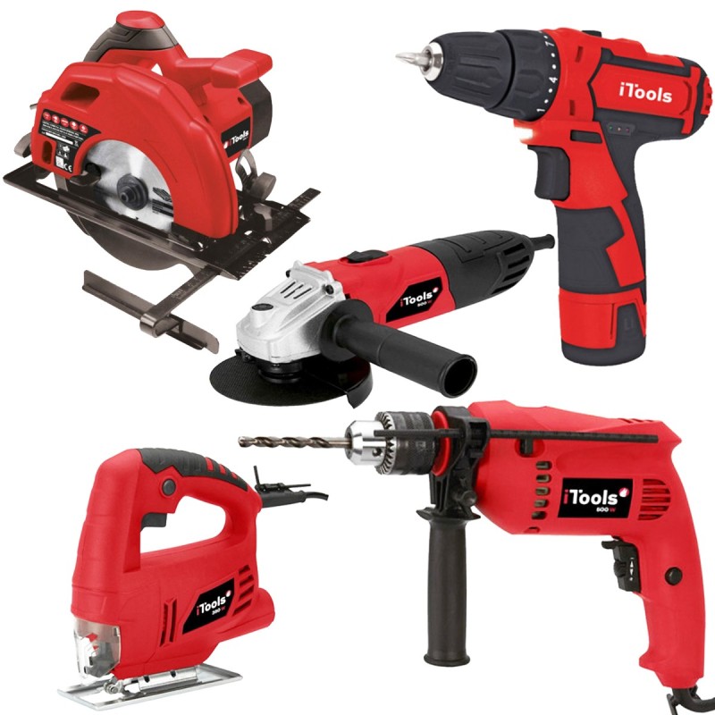 Pack 6 outils Itools : Meuleuse 500W