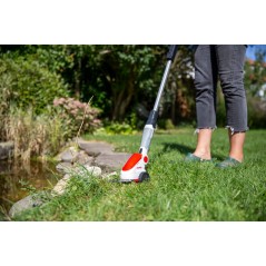 Cisaille télescopique sans fil IKRA 12V – lames 10/20 cm, 200 min