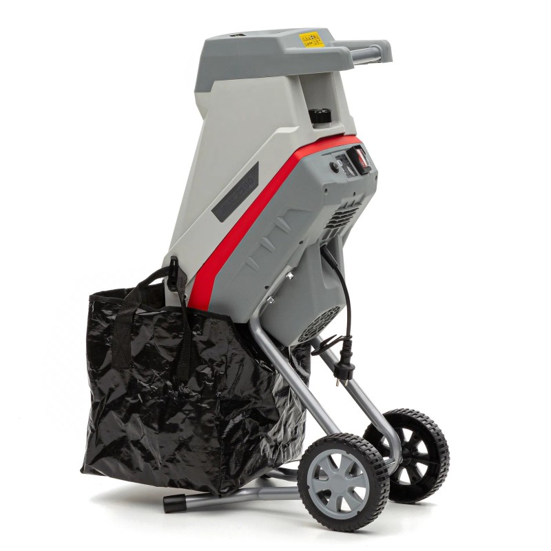 Broyeur IKRA 2500W – Lames acier réversibles, branches 45mm, sac 45L