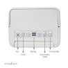 Déshumidificateur 10L/jour 100m³/h Réservoir 2,1L Puissance 245W NEDIS