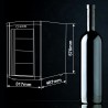 Cave à vin 8 bouteilles 22 L 4-22 °C double vitrage thermo-électrique GSC EVOLUTION