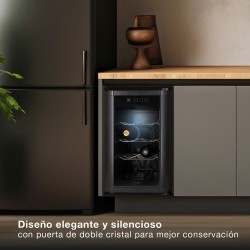 Cave à vin 8 bouteilles 22 L 4-22 °C double vitrage thermo-électrique GSC EVOLUTION