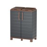 Abri poubelles 2 sacs Anthracite Portofino Art Plast