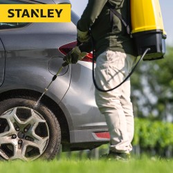 Pulverizador Elétrico 16L, Bateria de Lítio 14.4 V / 2.0 Ah - Pulverizador Jardim Vegetais + Lança Telescópica STANLEY