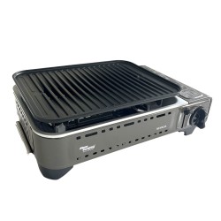 Barbacoa Gas Portátil Alpen Camping 1780W Encendido Fácil